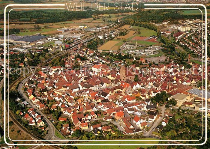 Weil der Stadt Fliegeraufnahme