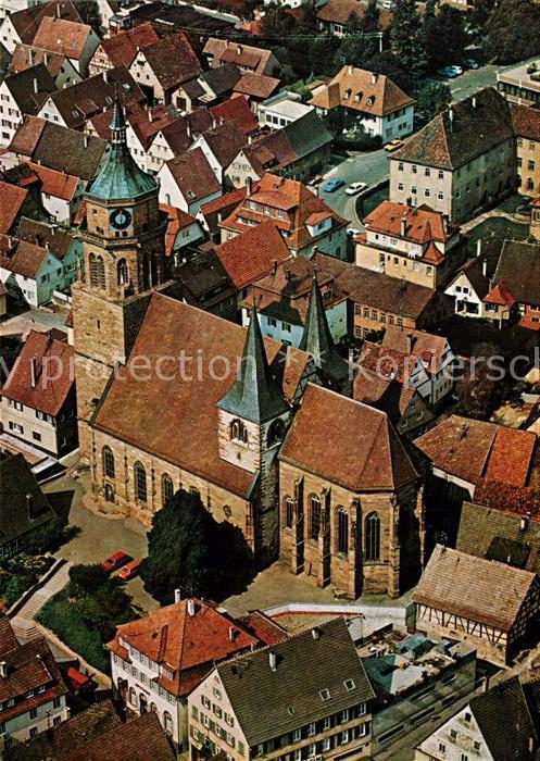 Weil der Stadt Pfarrkirche StPeter und Paul Fliegeraufnahme