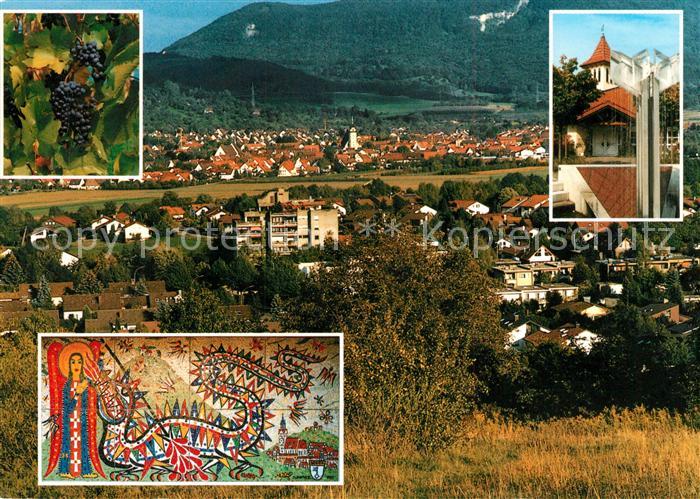 Weilheim Teck Panorama Kirche Trauben