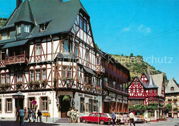 Bacharach Rhein Alte Fachwerkhaeuser Marktplatz