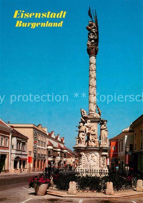 Eisenstadt Hauptstrasse Dreifaltigkeitssaeule