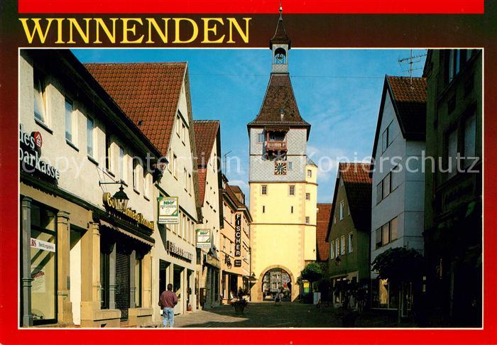 Winnenden Schwaikheimer Torturm Marktstrasse