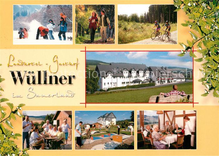 Altenfeld Sauerland Gasthaus Hotel Wuellner Minigolf Winterlandschaft