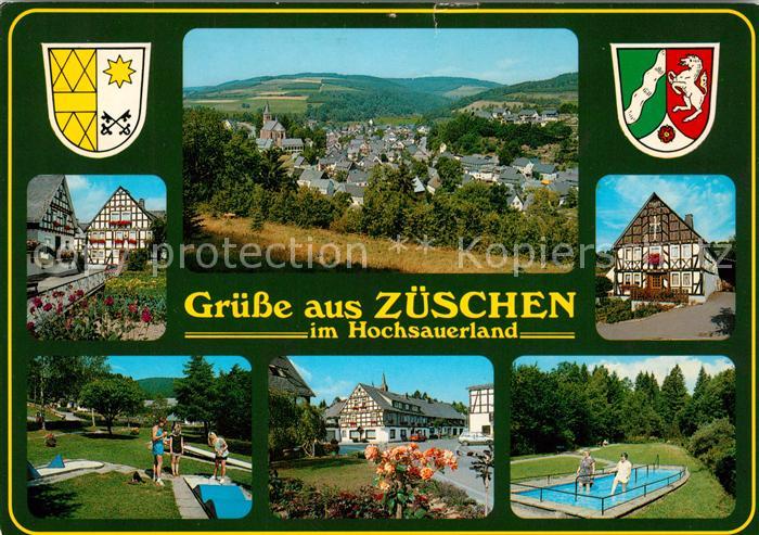 Zueschen Sauerland Minigolf Kneipp Anlage Fachwerk