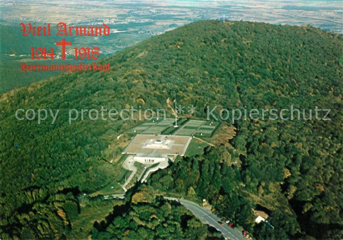 Vieil Armand Hartmannswillerkopf Fliegeraufnahme
