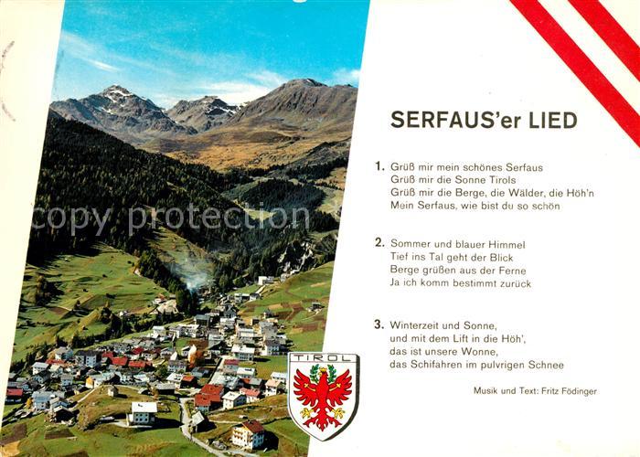 Serfaus Tirol Fliegeraufnahme