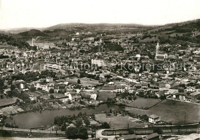 Lourdes Hautes Pyrenees Fliegeraufnahme