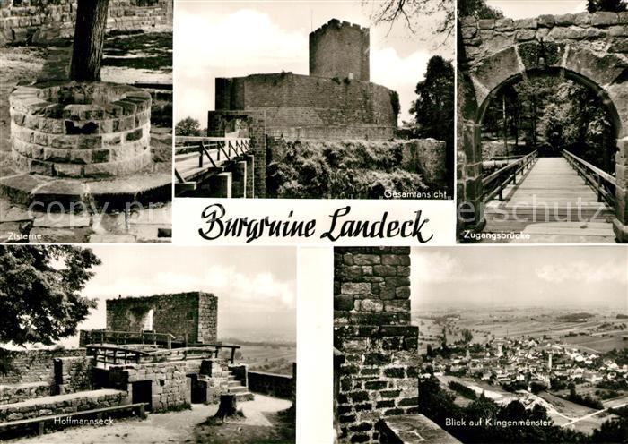 Klingenmuenster Burgruine Landeck