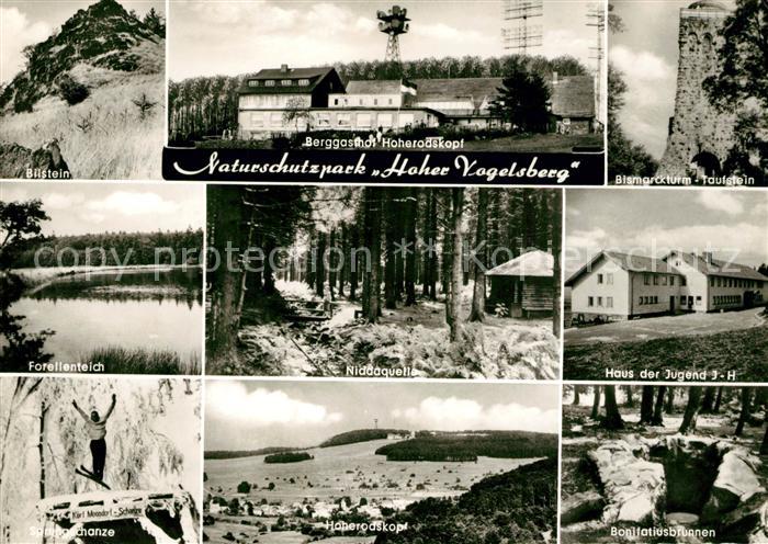 Hoherodskopf Hoher Vogelsberg Bismarckturm Taufstein Bilstein