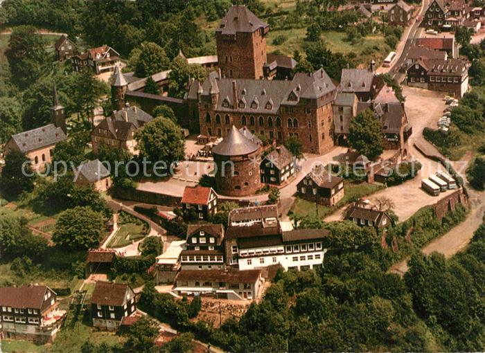 Burg Wupper Fliegeraufnahme Schloss