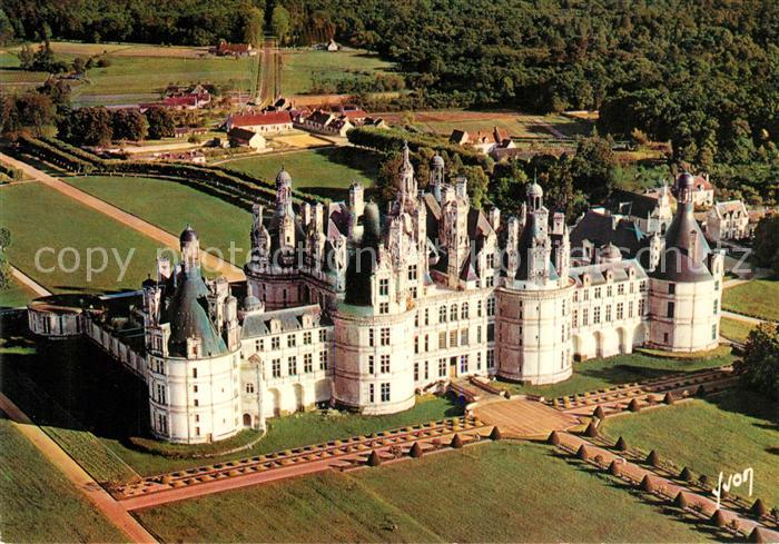 Chambord Blois Chateau Fliegeraufnahme