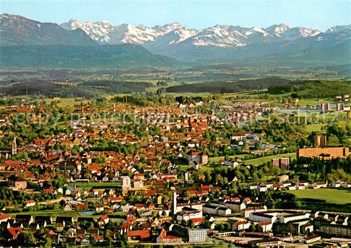 Kempten Allgaeu Fliegeraufnahme