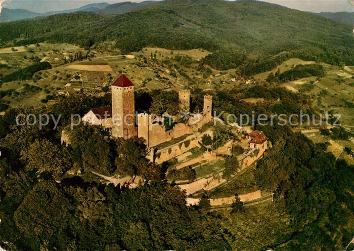Heppenheim Bergstrasse Fliegeraufnahme Starkenburg