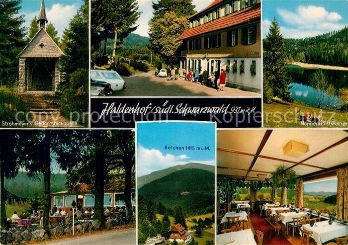 Neuenweg Gasthof Haldenhof Belchen Strohmeyers Gedaechtniskapelle