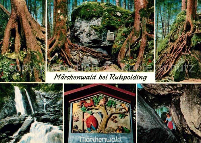 Ruhpolding Maerchenwald Nesslauer Wasserfall Gluecksgrotte