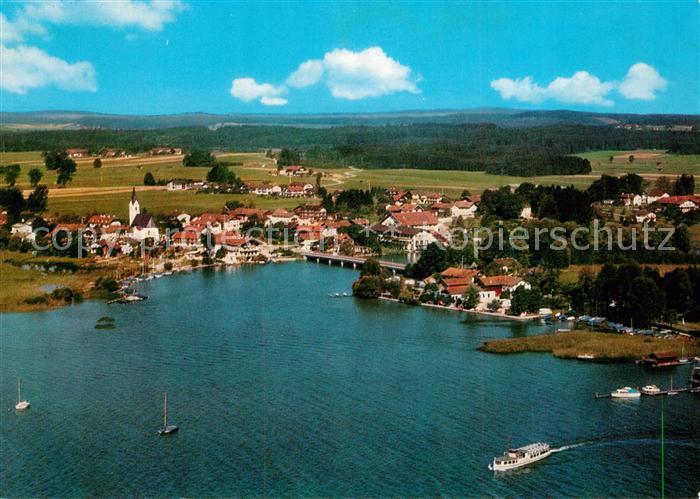 Seebruck Chiemsee Fliegeraufnahme