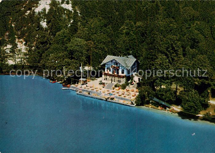 Bad Reichenhall Seewirt amThumsee Fliegeraufnahme