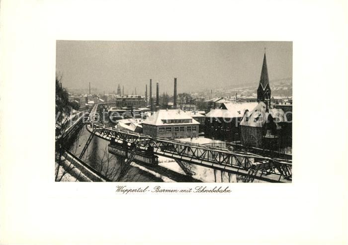 WUPPERTAL NRW Barmen Schwbebahn