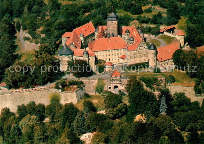 Kronach Oberfranken Veste Rosenberg Fliegeraufnahme