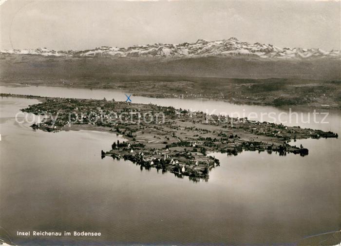 Reichenau Bodensee Fliegeraufnahme