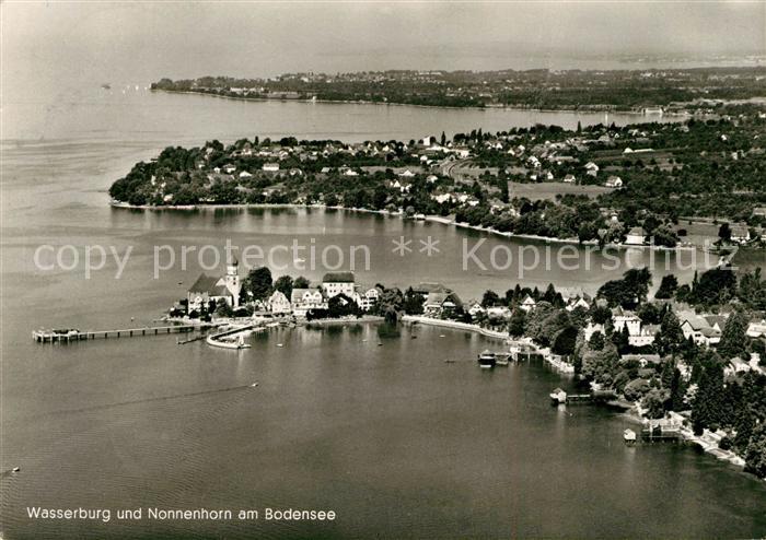 Wasserburg Bodensee Fliegeraufnahme Nonnenhorn