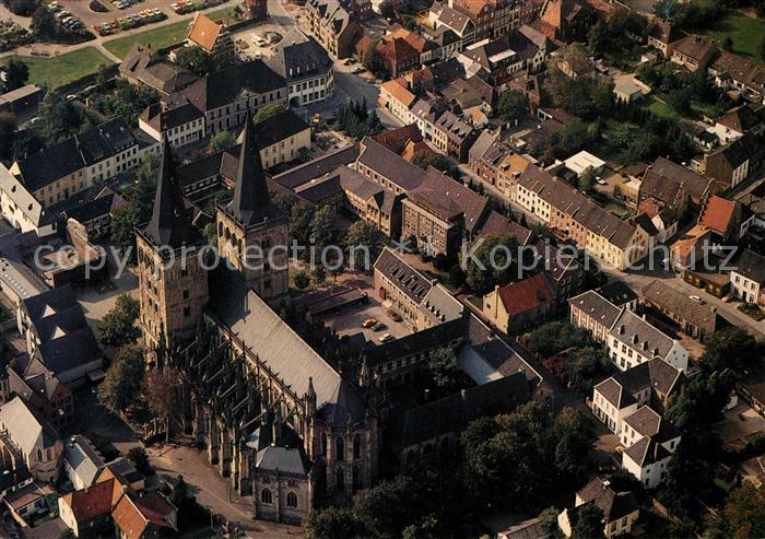 Xanten Fliegeraufnahme Dom