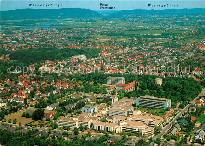 Bad Oeynhausen Fliegeraufnahme Diabetisklinik Sonnenhofklinik Krankenhaus zur We