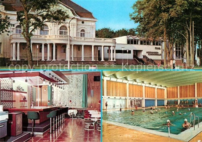 Kuehlungsborn Ostseebad Meerwasserschwimmhalle