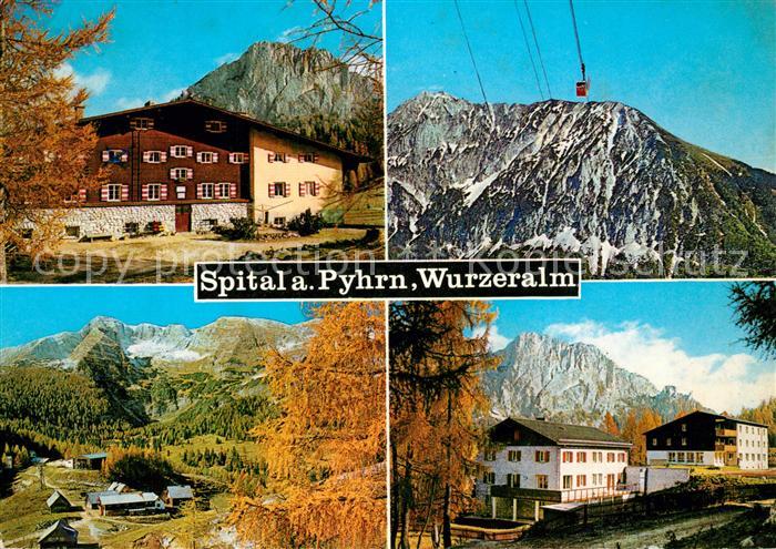Spital Pyhrn Linzerhaus mit Stubwieswipfel Bosruck Wurzeralm mit Warcheneck Juge