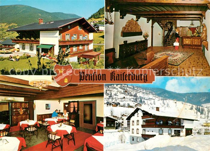 Bad Kleinkirchheim Kaernten Pension Kaiserburg Gastraeume