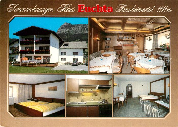 Tannheim Tirol Ferienwohnungen Haus Euchta Gaststube Gaestezimmer Kueche
