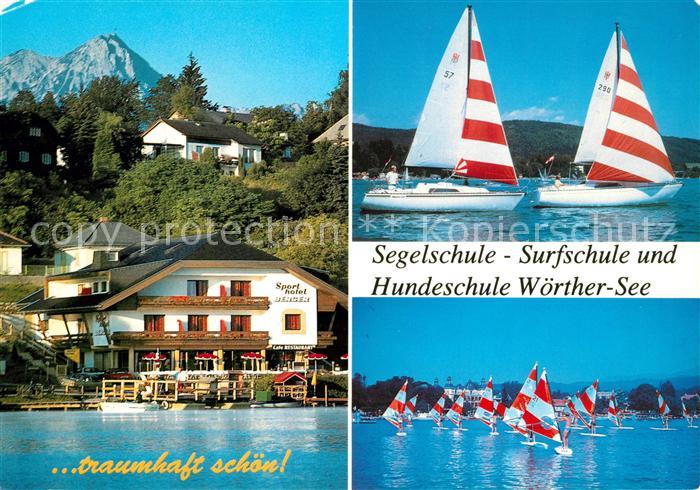 Velden Woerthersee Sporthotel Berger Segeln Surfschule
