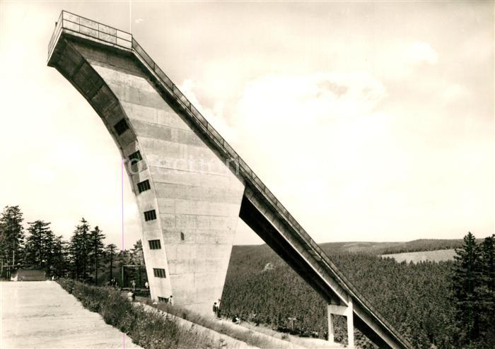 Oberhof Thueringen Schanze am Rennsteig
