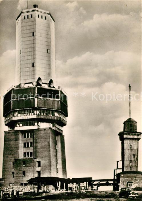 Grosser Feldberg Taunus Fernseh UKW und Fernmeldeturm