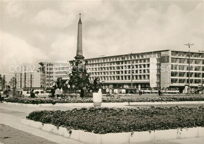 LEIPZIG Sachsen Hauptpostamt am Karl Marx Platz