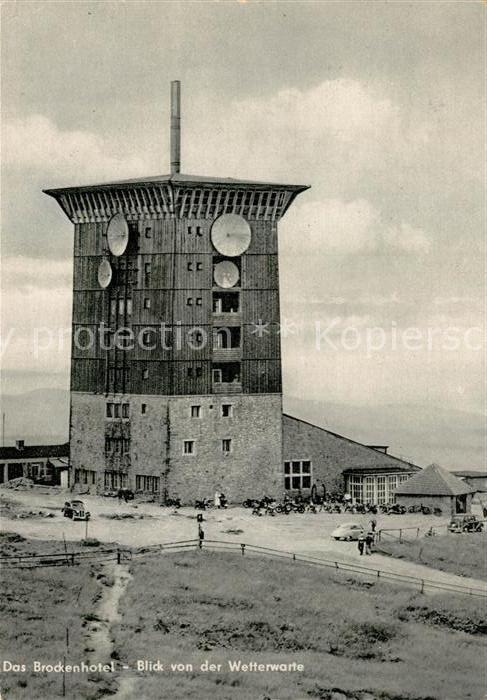 Brocken Harz Brockenhotel Wetterwarte