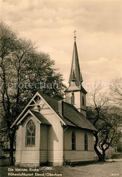Elend Harz Kleinste Kirche