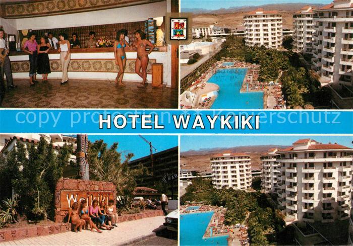 Playa del Ingles Hotel Waykiki Bar Swimmingpool