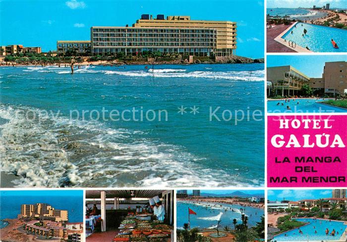 La Manga del Mar Menor Hotel Galuga Buffet Strand Swimmingpool
