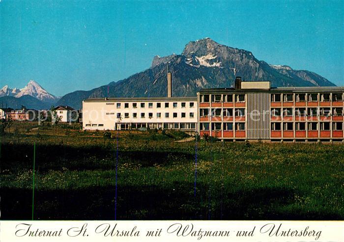 Untersberg Internat St Ursula mit Watzmann