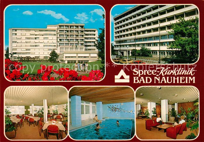 Bad Nauheim Spree Kurklinik Speisesaal Hallenbad Foyer