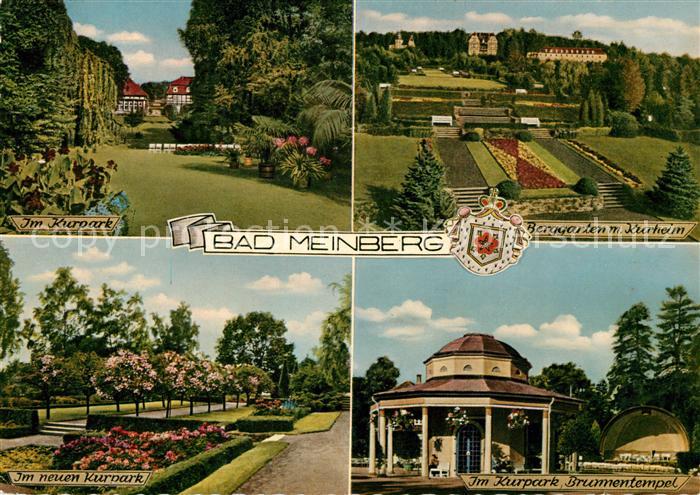 Bad Meinberg Im Kurpark Berggarten Kurheim Neuer Kurpark Brunnentempel