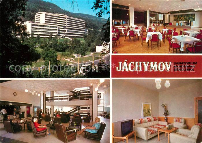 Jachymov Sanatorium Akademika Behounka Speisessal Foyer Appartement
