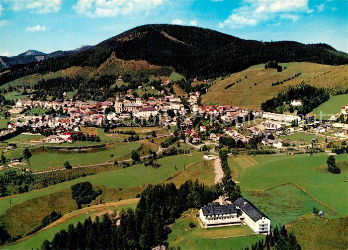Mariazell Steiermark Bundesschullandheim Mariazell Fliegeraufnahme