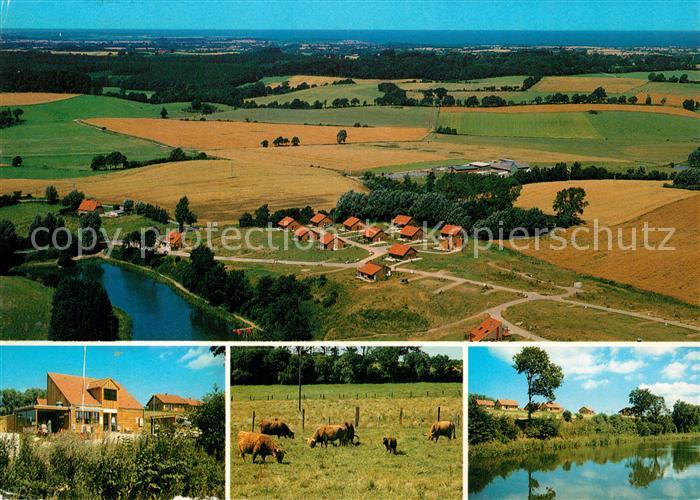 Moenchneversdorf Fliegeraufnahme Ferienpark Moenchneversdorfer See