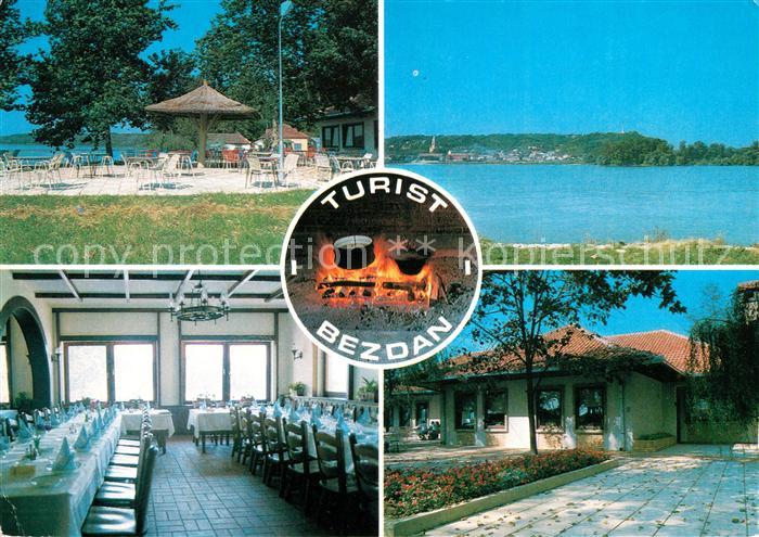 Bezdan Restoran Carda Terrasse Speisesaal Grill Seepartie