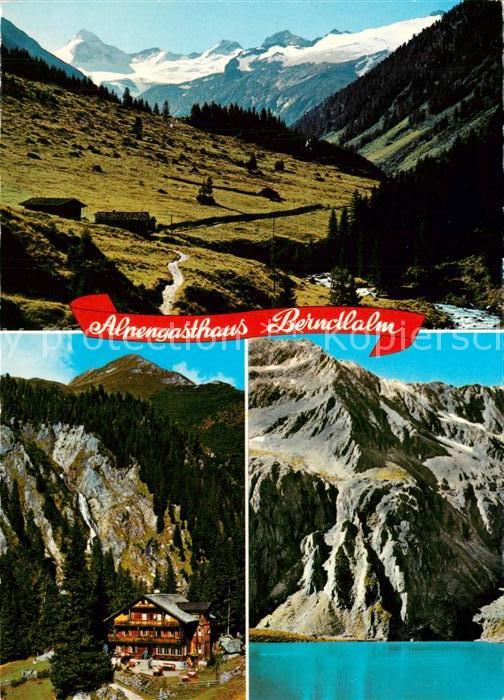 Neukirchen Oberpinzgau Obersulzbach mit Gr Geiger Alpengasthaus Berndlalm Seebac