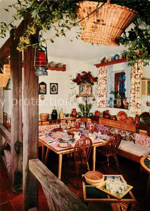 Sasbachwalden Aus den Gaststuben des Sternenwirtshaus Hohritt Bauernstube