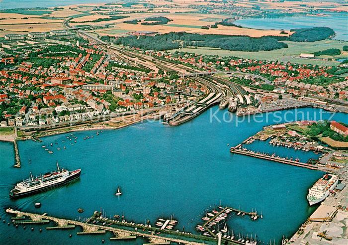 Korsor Fliegeraufnahme mit Hafen