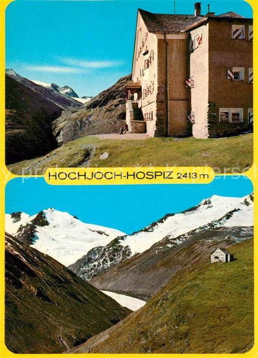 Hochjochhospiz mit Finailspitze Weisskugel Hintereisferner Langtauferer Spitzen